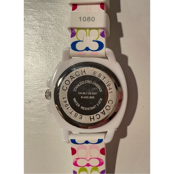 Coach White Rubber Watch⌚️ - Picture 8 of 8